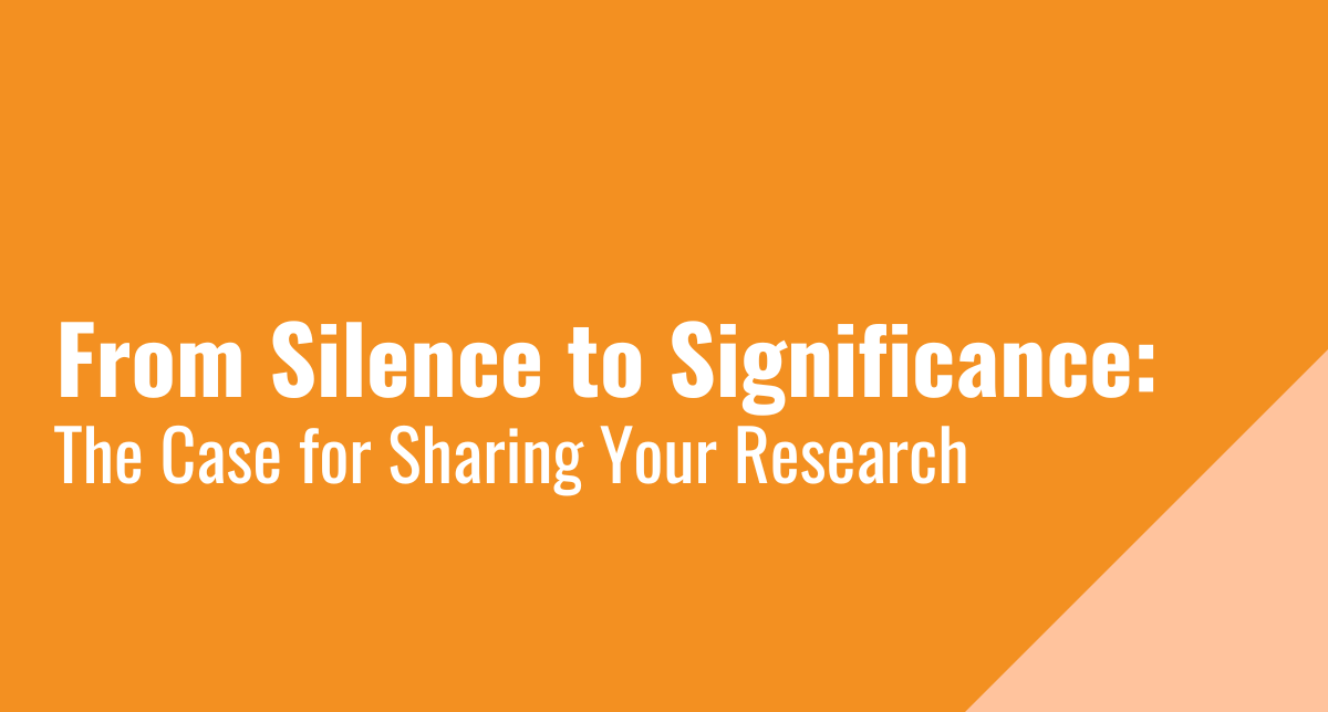 From Silence to Significance: The Case for Sharing Your Research | NORC ...